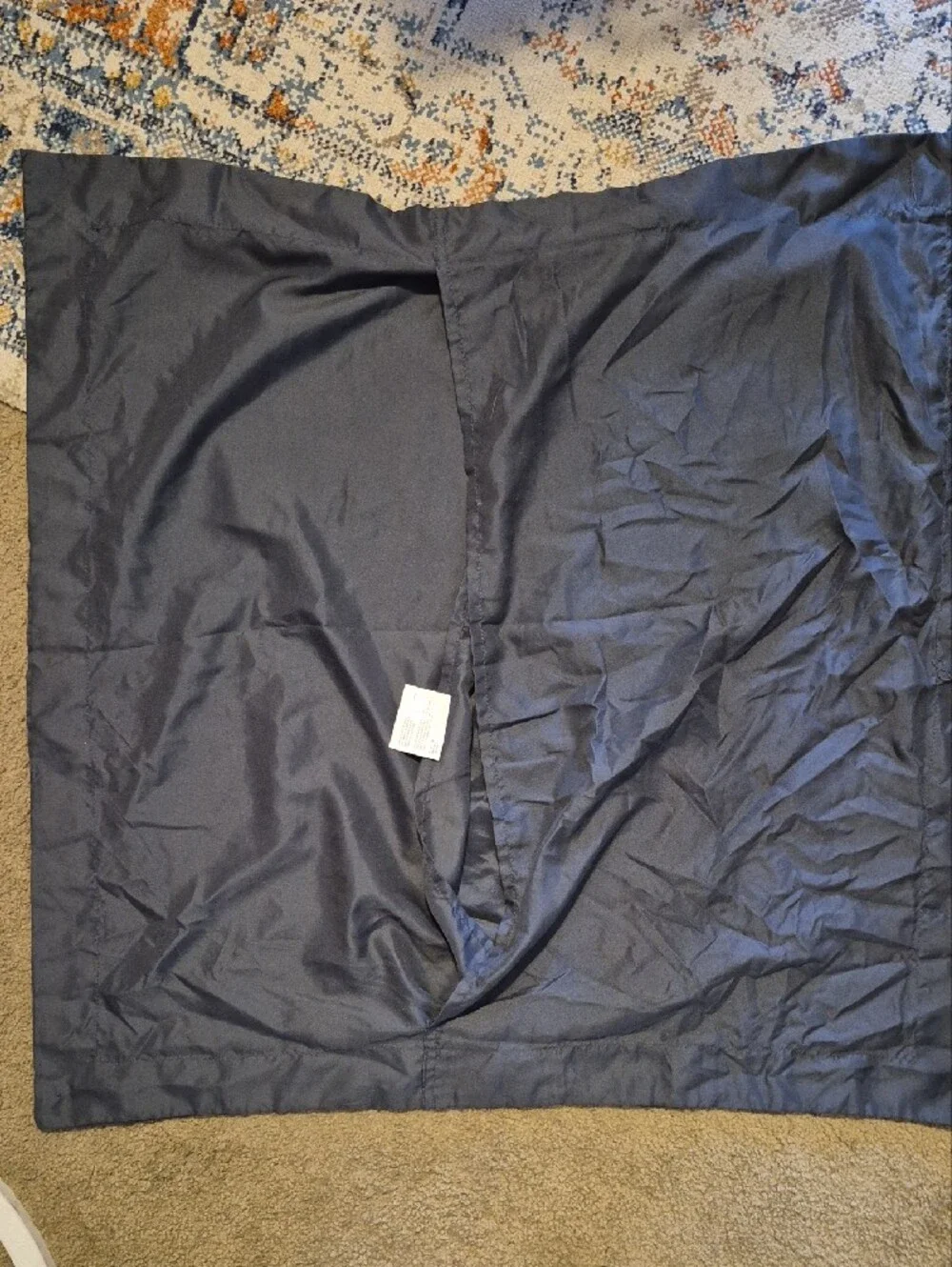 Macy's Solid Dark Black Pillow Sham Set